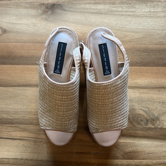 Steve Madden Carlton Woven Sandals Platform Espadrilles Cork Women’s size 7 - Picture 2 of 5